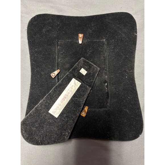 Natural Bone and Coconut Shell Mosaic Picture Frame 4x6 Tabletop Decor Cream - Picture 4 of 8